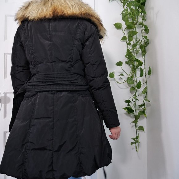 Luxury faux fur black coat, size US S/XS - Picture 12 of 14